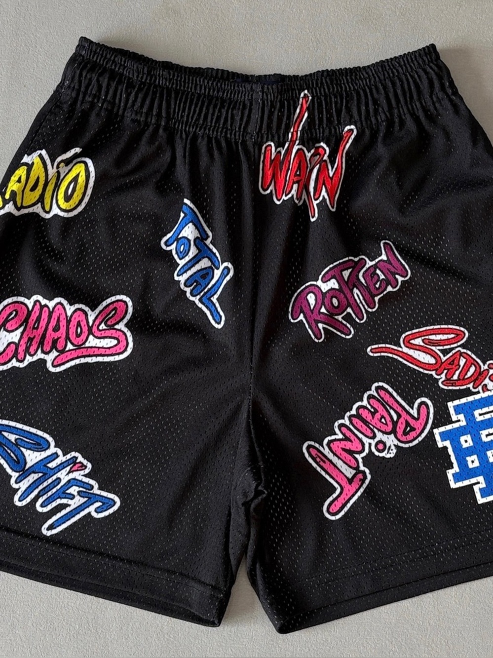 Eric Emanuel x Matty Boy EE Graffiti Mesh Shorts Men’s Medium